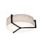 Afx Apex 12'' Flush Mount - Espresso Finish - Jute Shade APF1214MBES-JT - alternate 1